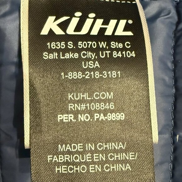 Kuhl Men's Size L Spyfire Hoody Goose Down Powell Blue MSRP $299 - Picture 16 of 16